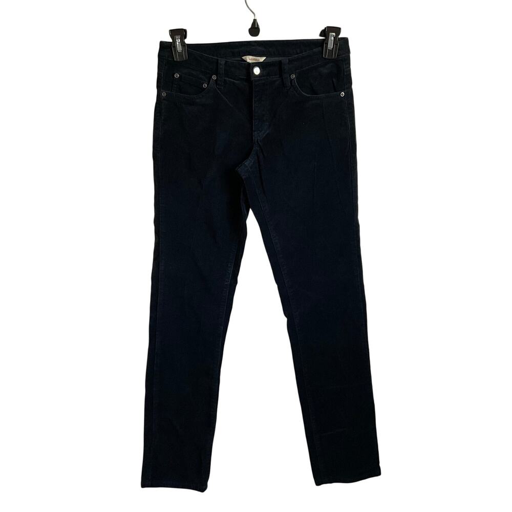 Sundance Navy Blue‎ Crushed Velvet Slim Leg Jeans - Size 6